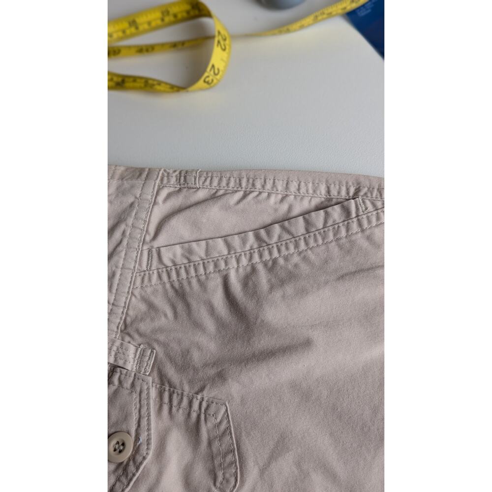Style and co Wmns  sz 16 beige stone shorts Double welted pockets EUC